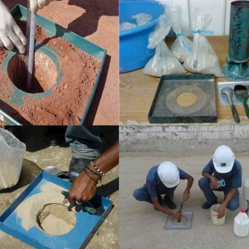 Illustrative image of Field density test (sand cone method) in Austin