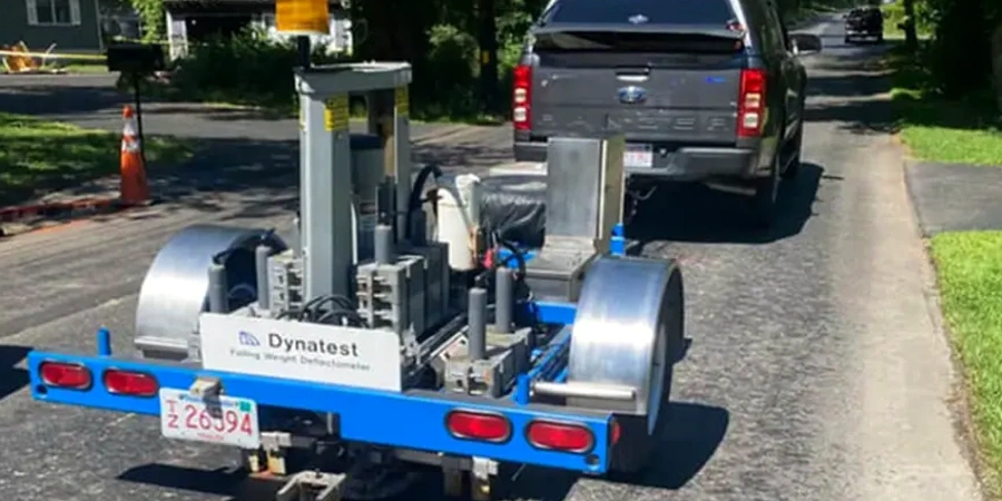 Illustrative image of Existing pavement evaluation in Austin
