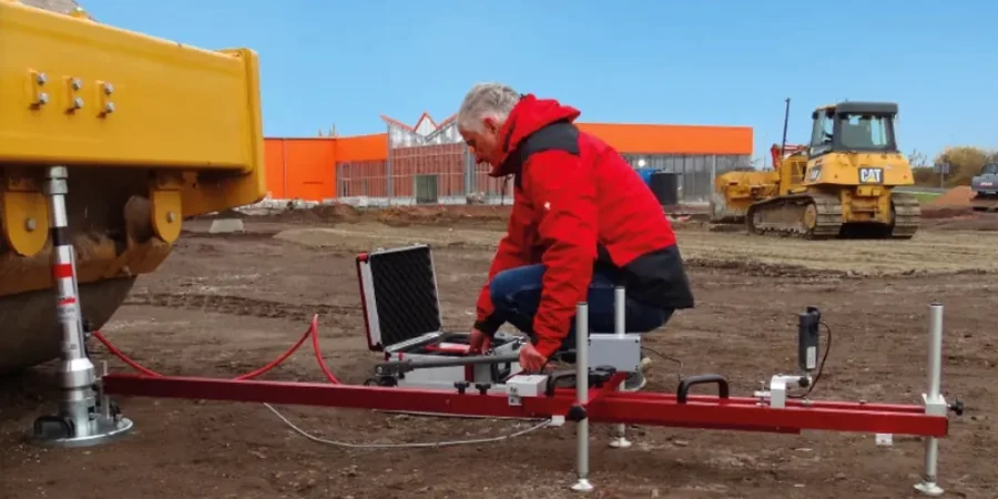 Illustrative image of Plate load test (PLT) in Austin