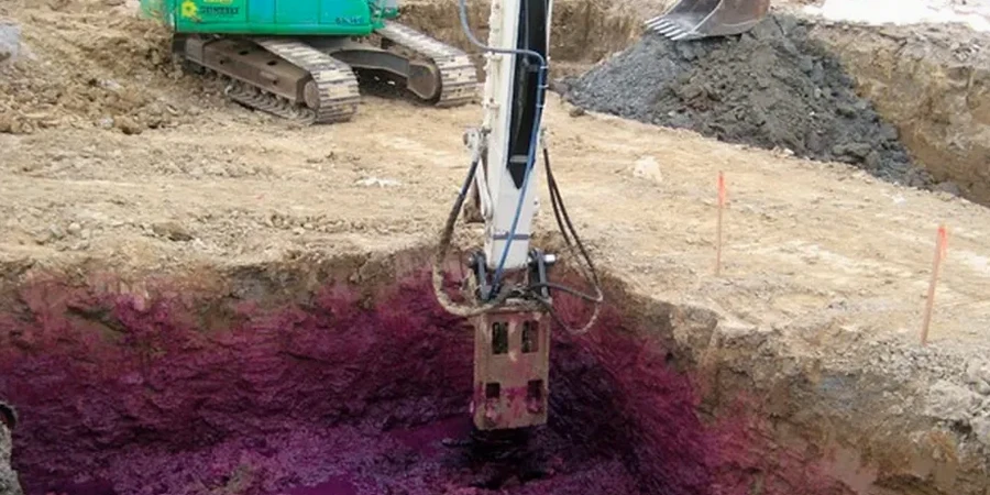 Illustrative image of Contaminated soil remediation in Austin